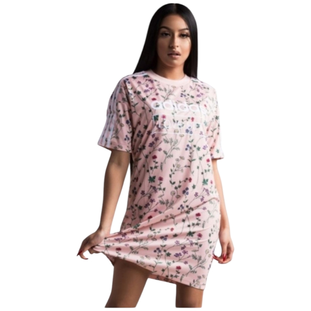 Adidas Origonals "Love-Set" Floral Tee Dress